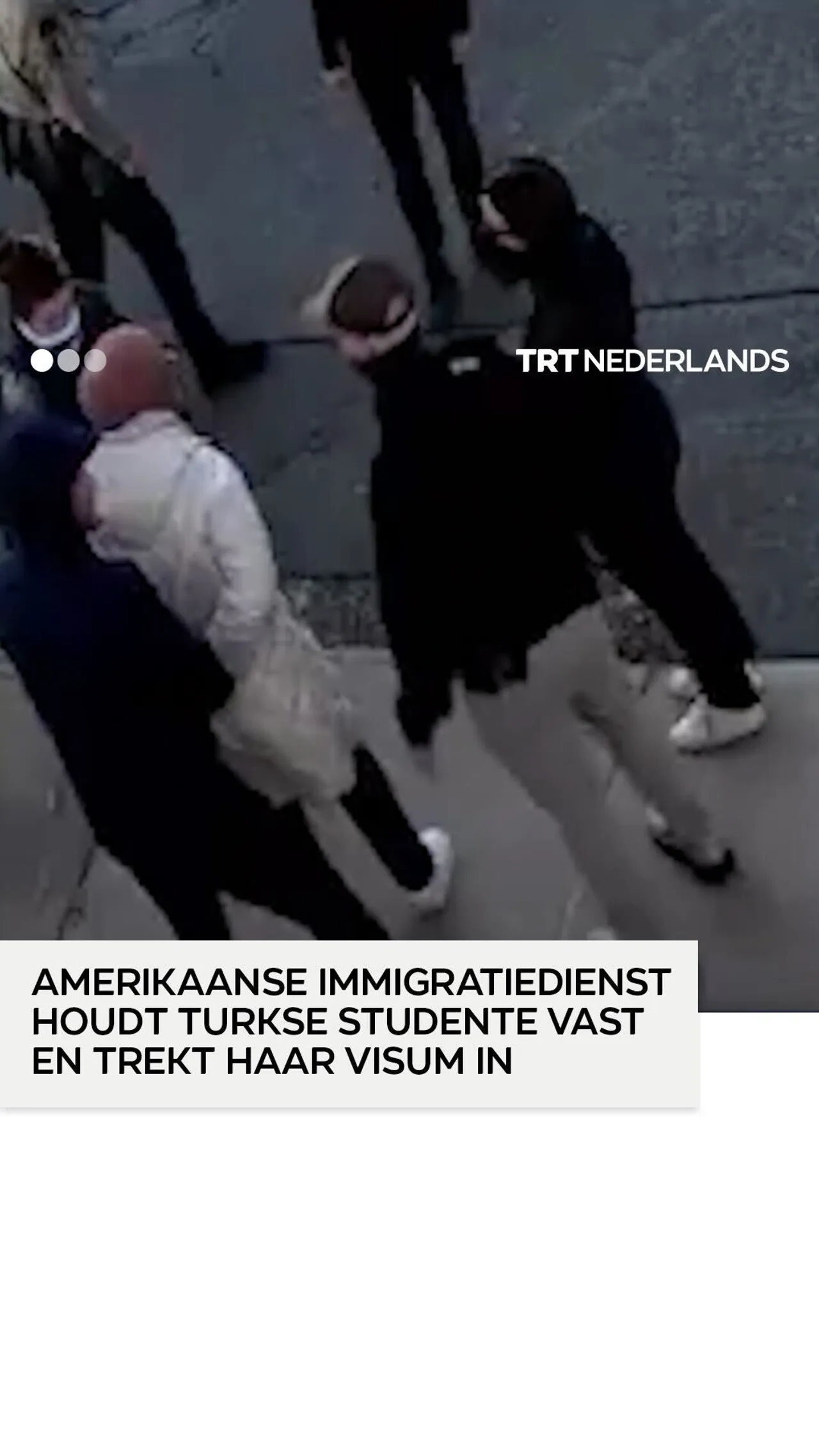 Amerikaanse immigratiedienst houdt Turkse studente vast en trekt haar visum in