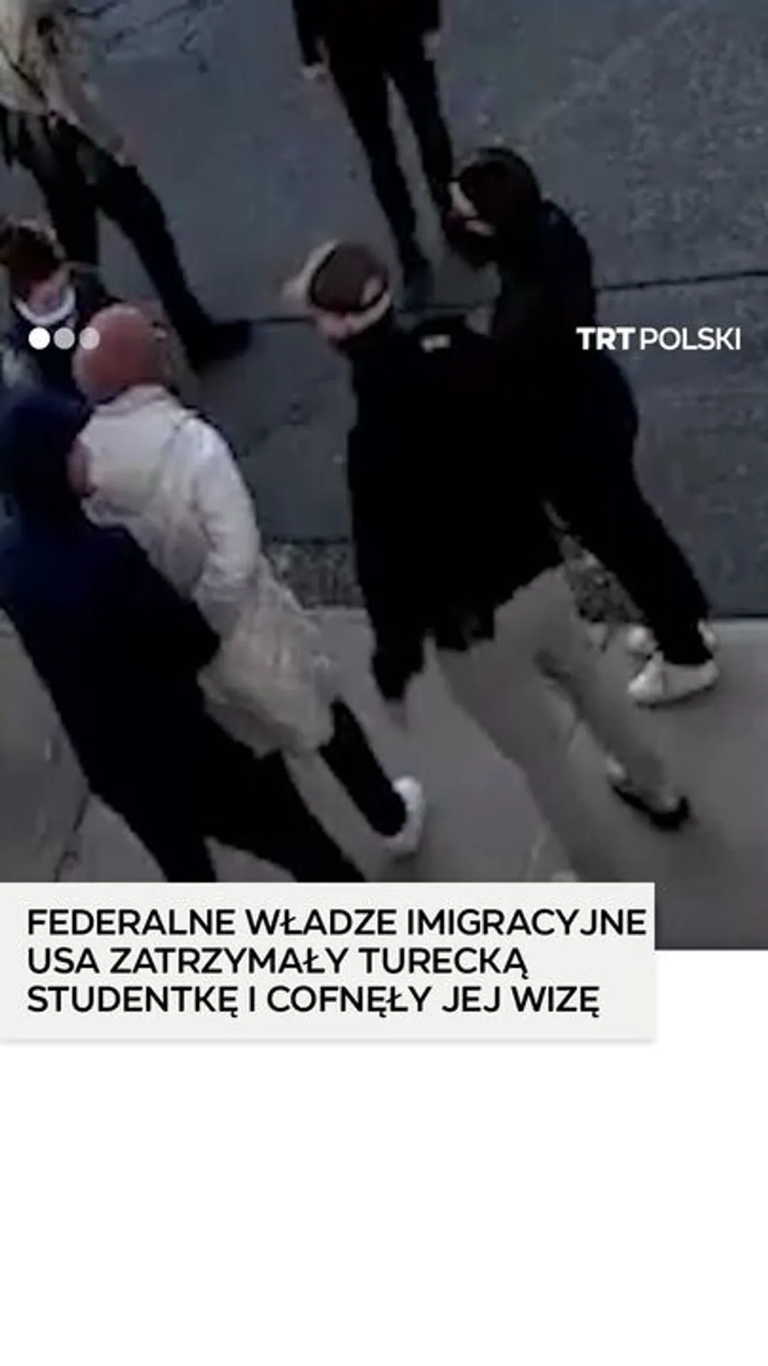 Federalne władze imigracyjne USA zatrzymały turecką studentkę i cofnęły jej wizę