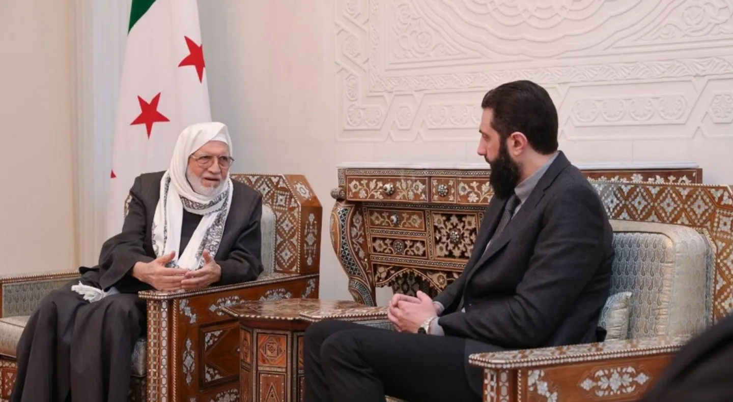 الشرع يعلن تعيين أسامة الرفاعي مفتياً جديداً لسوريا