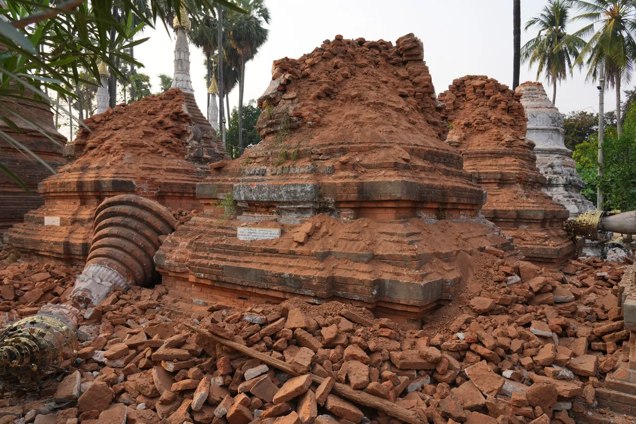 Gempa bumi musnahkan tapak bersejarah di Myanmar