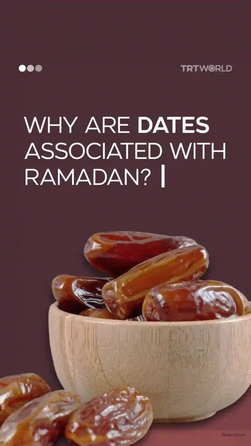Why are dates associated with Ramadan?