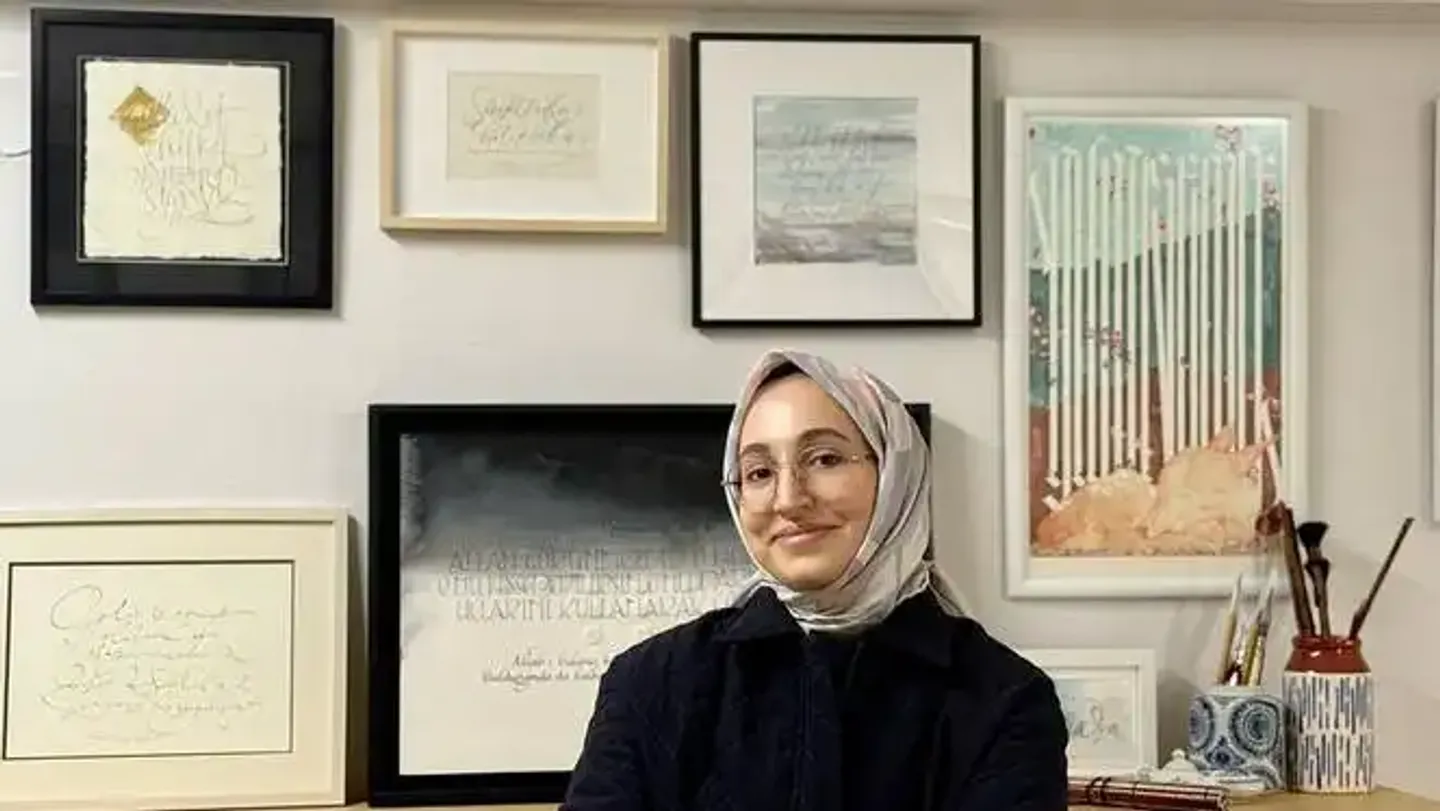 'Words fly away, writing remains': Turkish woman's embrace of calligraphy