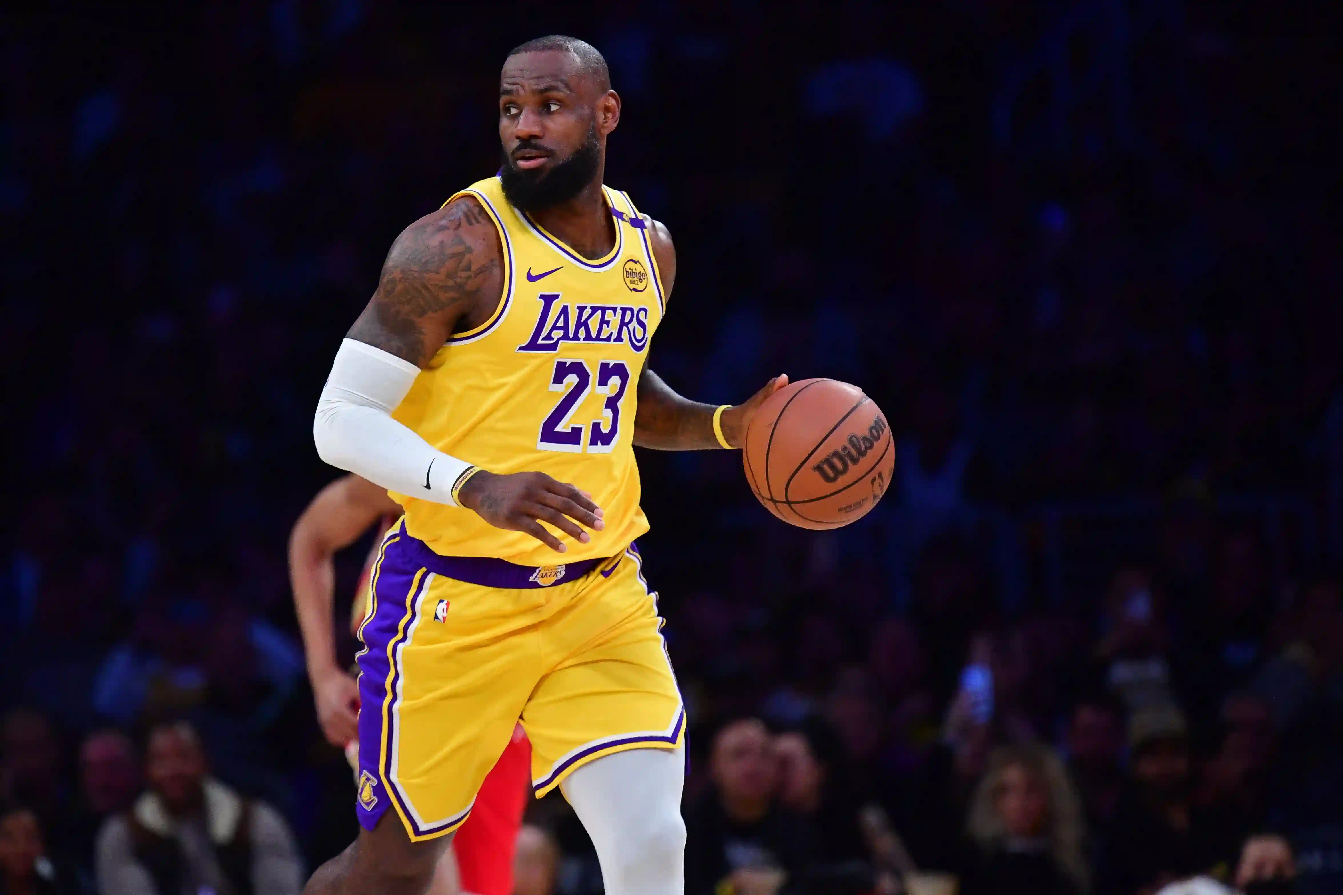 American basketball star LeBron James makes another NBA history