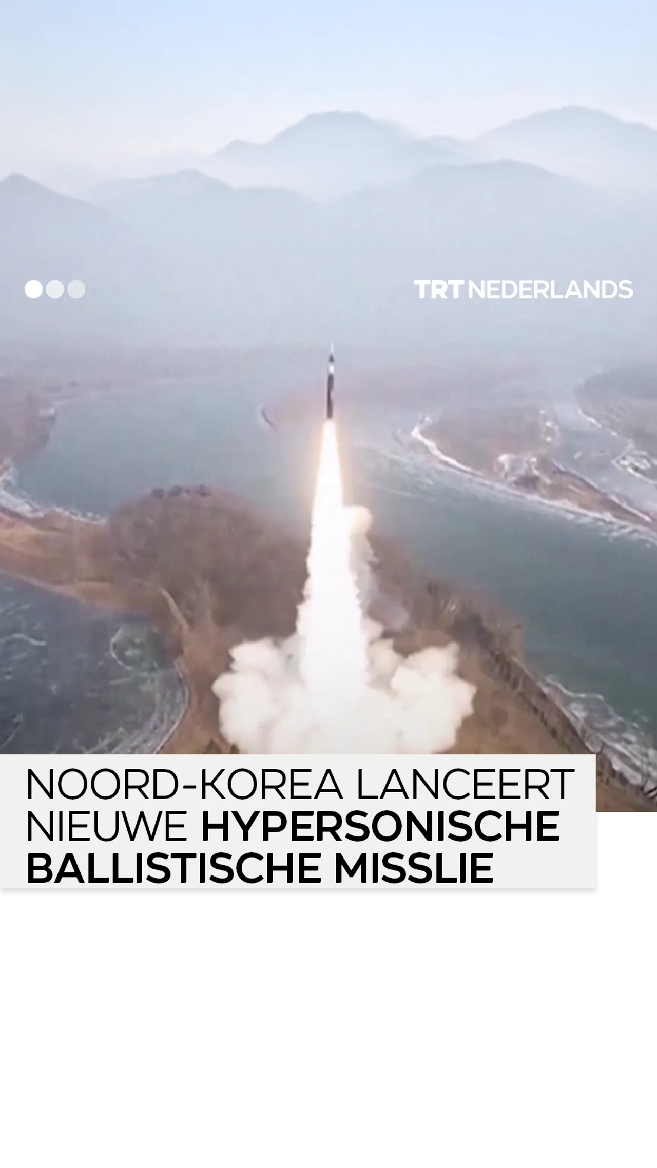 Noord-Korea vuurt nieuwe hypersonische ballistische raket met middellange bereik af