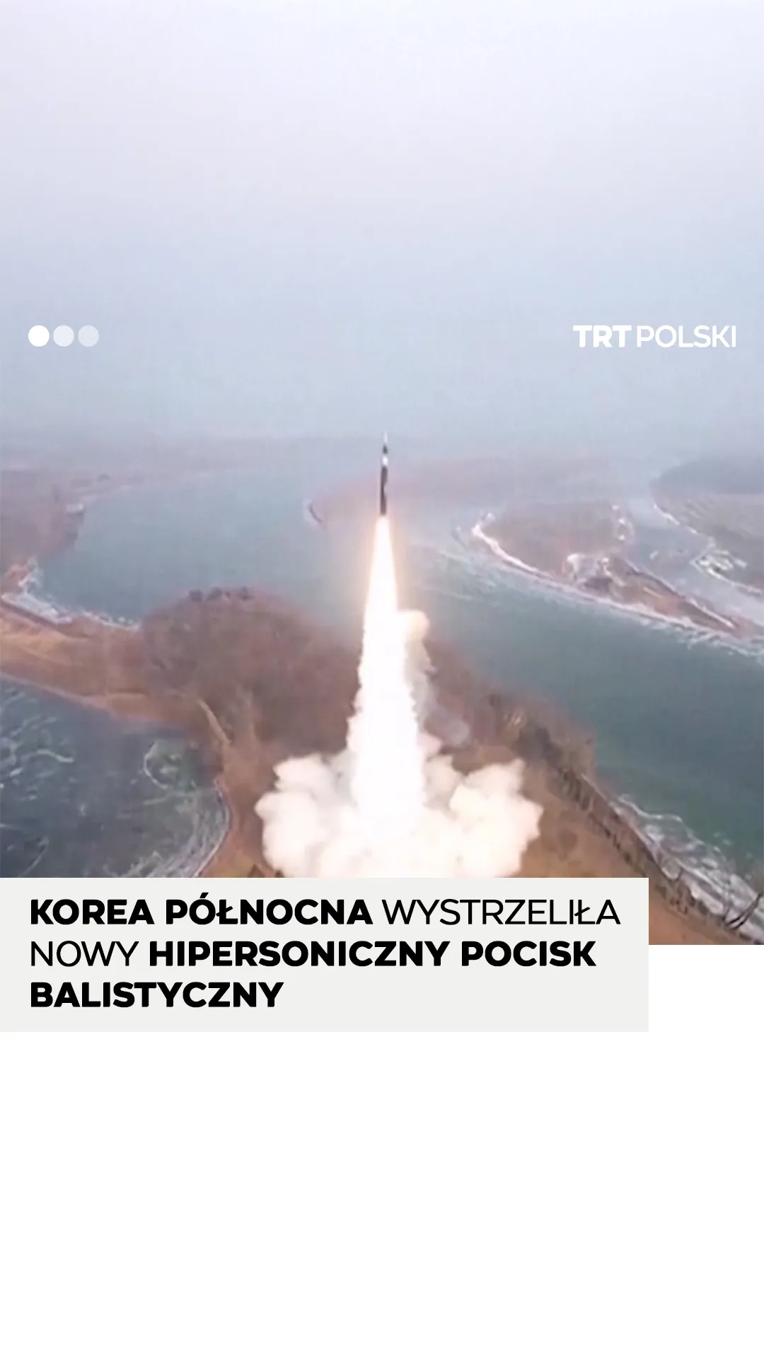 Korea Północna wystrzeliła nowy hipersoniczny pocisk balistyczny