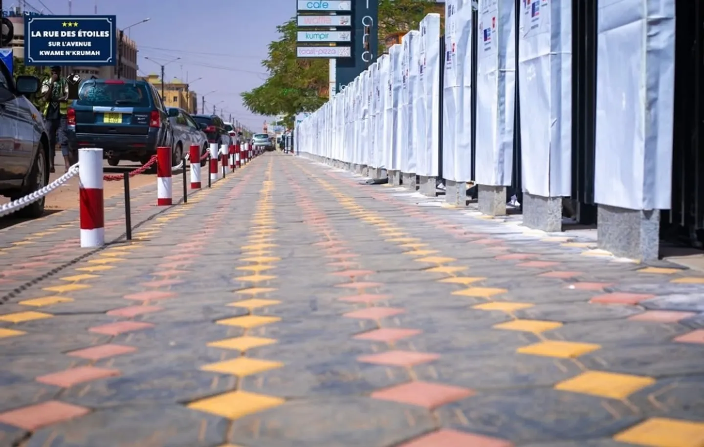 Au Burkina Faso, une "Rue des étoiles" pour magnifier les talents du continent