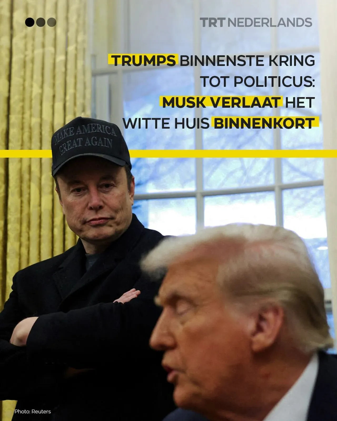 Trumps binnenste kring: Musks dagen zijn geteld