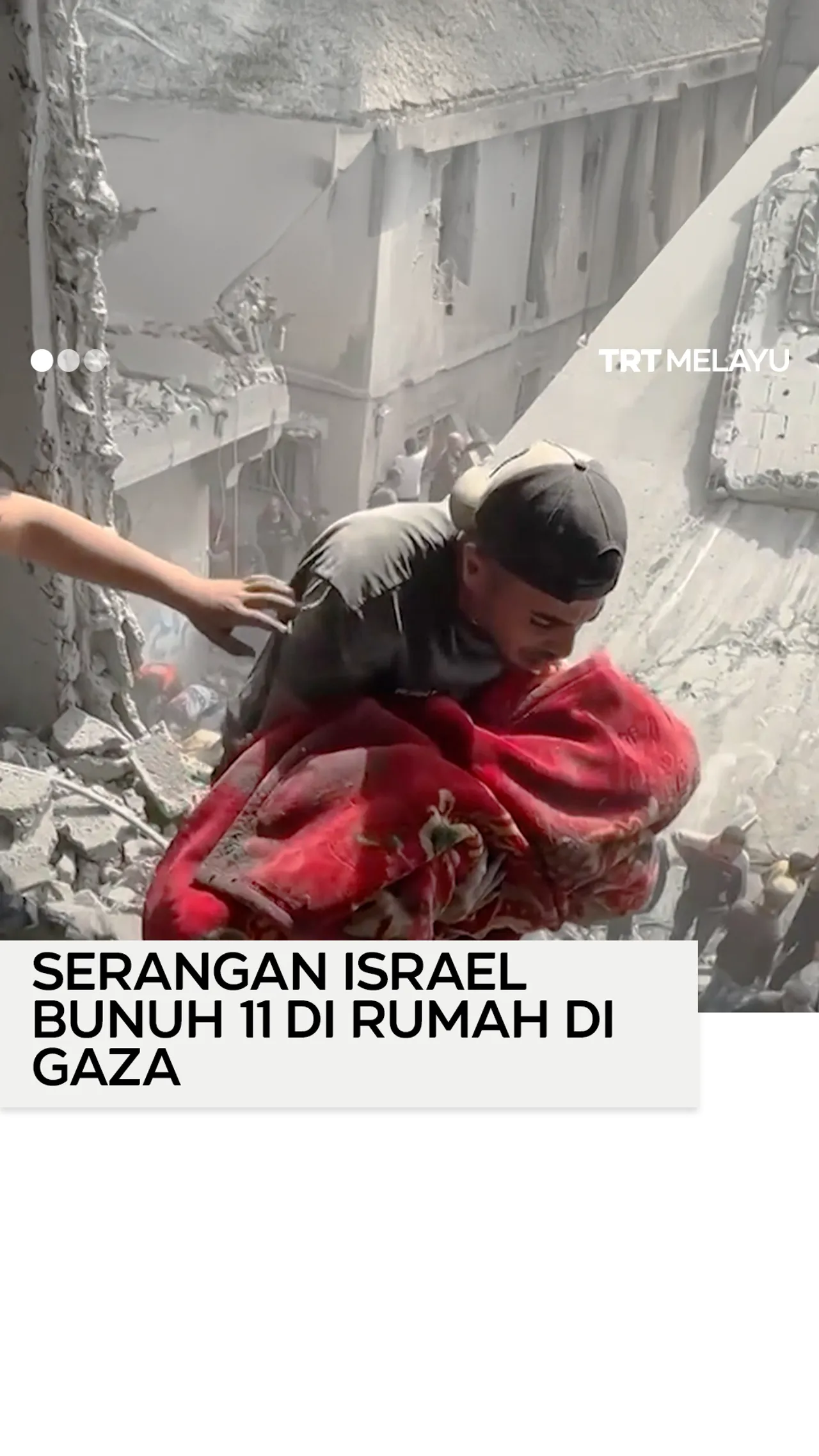 11 terbunuh, 35 cedera dalam serangan Israeli di sebuah rumah di Gaza