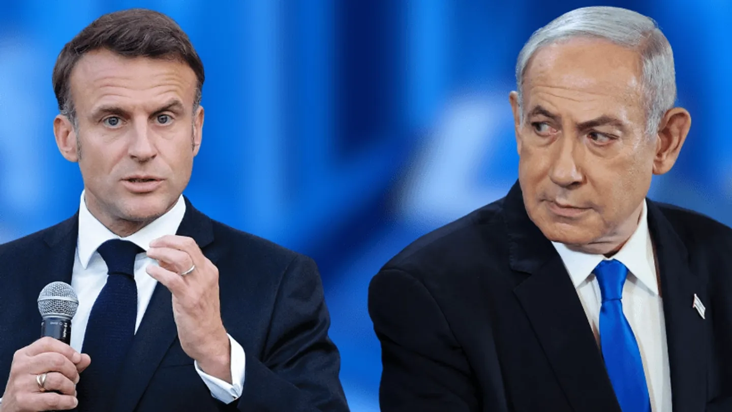 Macron prône une solution à deux Etats lors d’un entretien avec Netanyahu