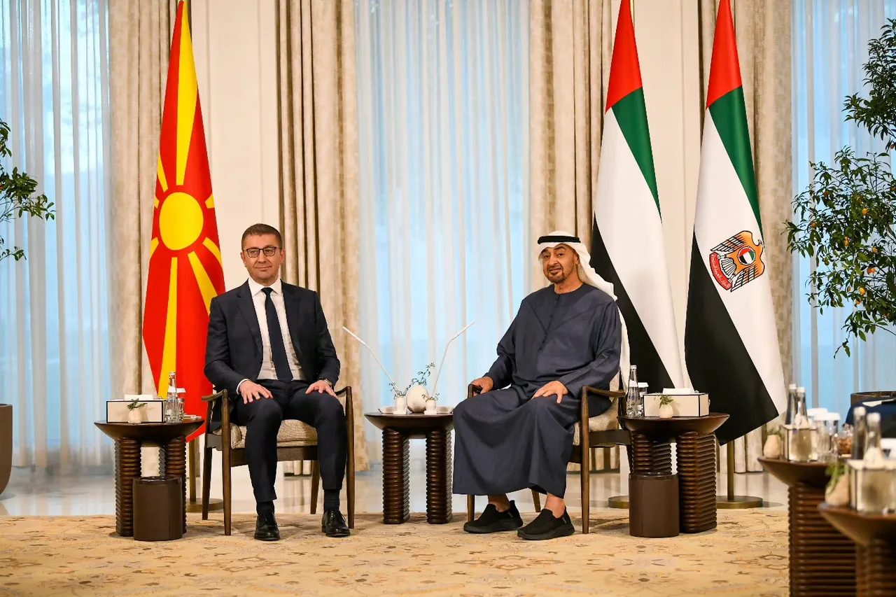 Мицкоски во ОАЕ: Очекувам успешни средби коишто ќе ja зајакнaт економската соработка