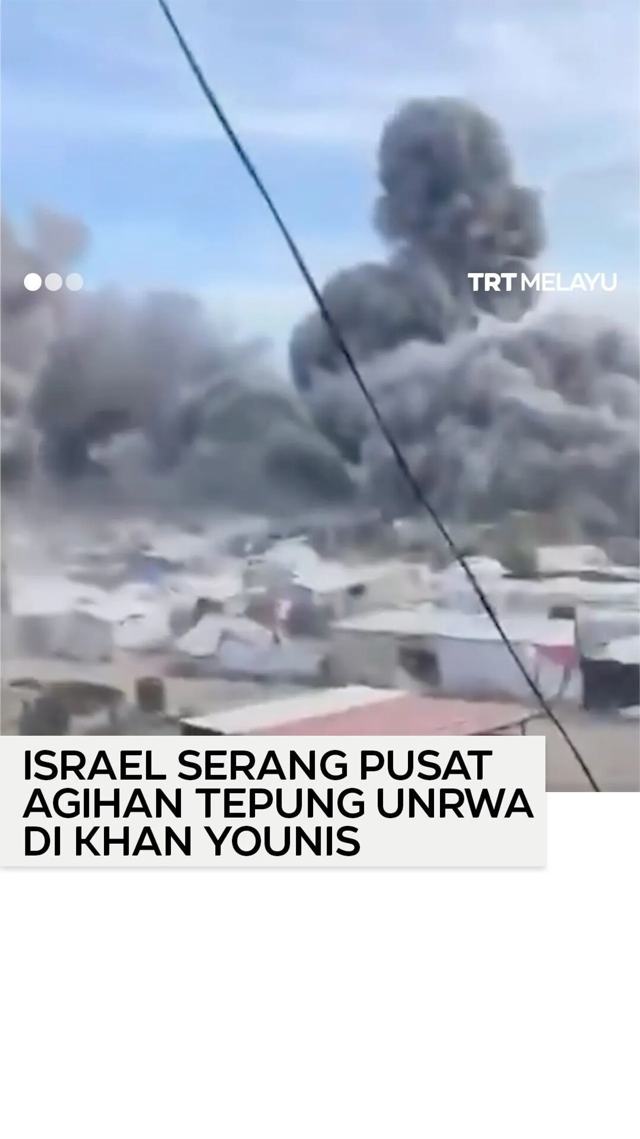 Israel serang pusat agihan tepung UNRWA di Gaza