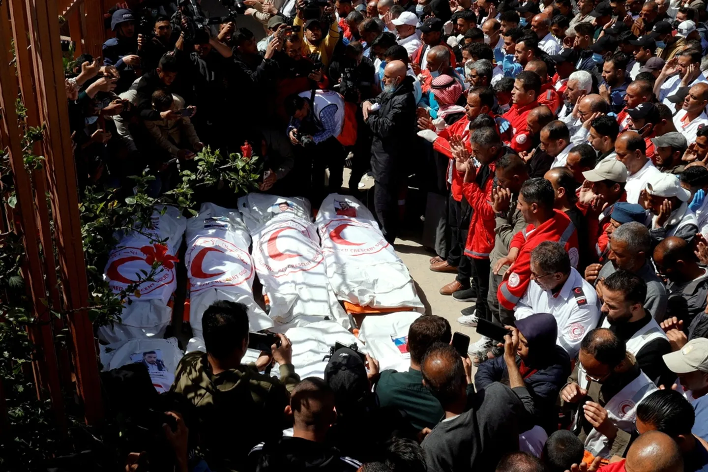 Israel ha masacrado a 1.400 trabajadores de salud durante el genocidio en Gaza