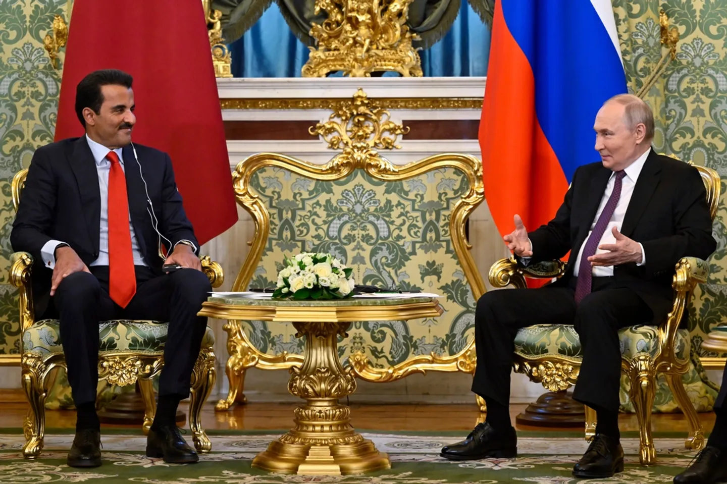 Putin u Moskvi sa katarskim emirom o Siriji, Gazi i Ukrajini