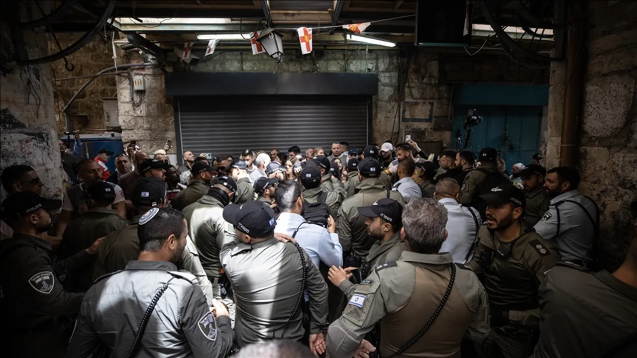 Israel restricts Christian worshippers’ access to Church of the Holy Sepulchre on Holy Saturday