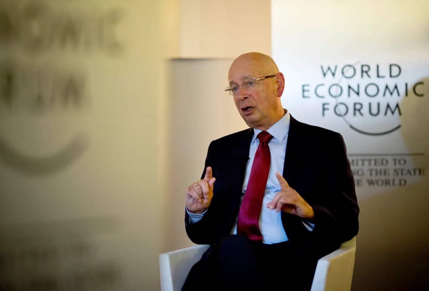 Davos meeting founder Klaus Schwab steps down as WEF chair