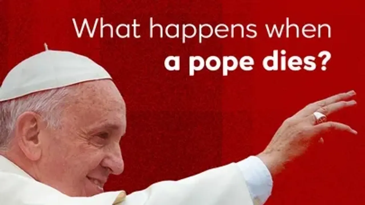 What happens when a pope dies?