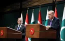 Президент Эрдоган обсудил Ближний Восток с Шахбазом Шарифом
