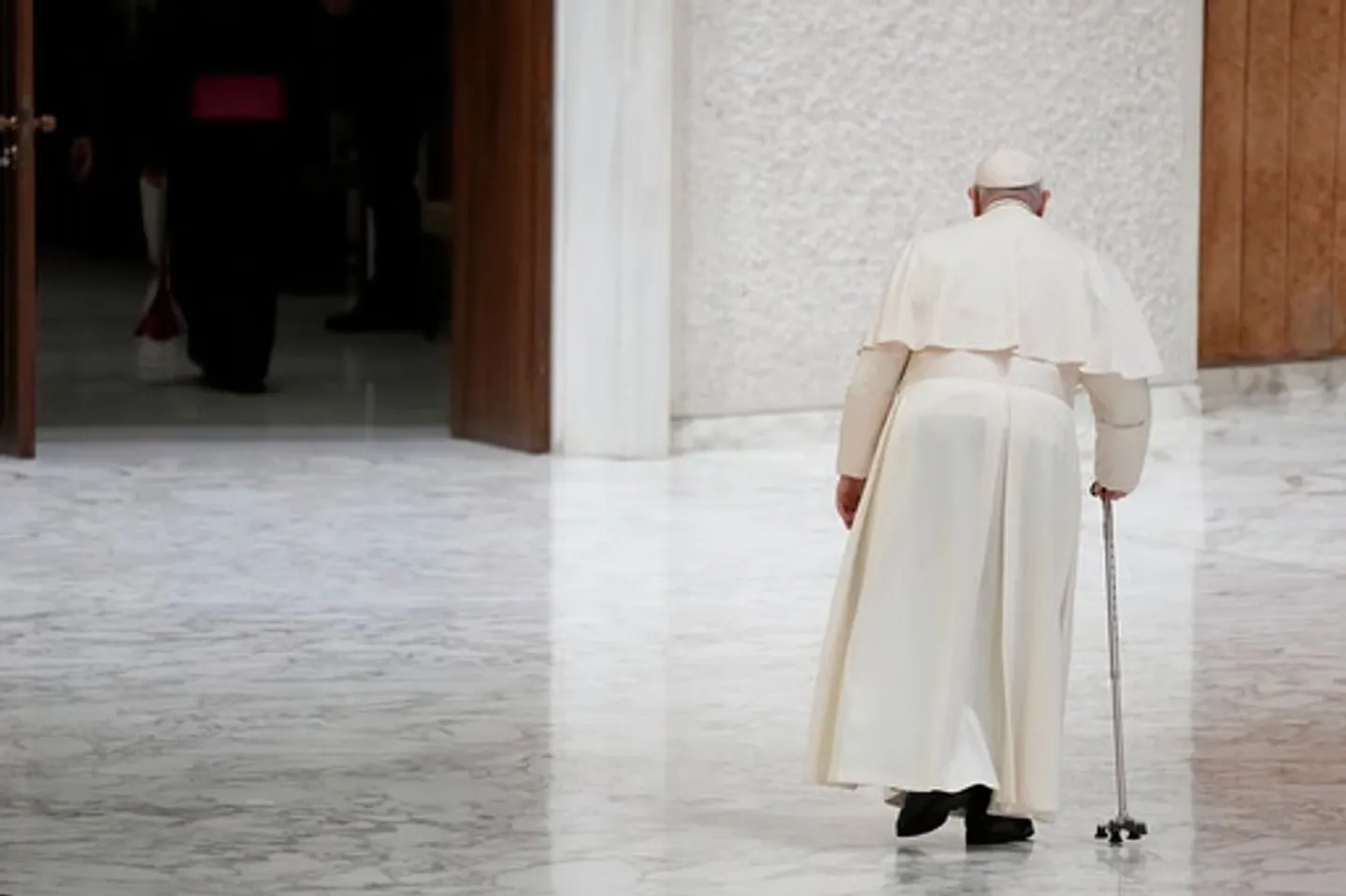 I glimpsed him once: A man in white who carried the world's ache