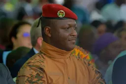 Thousands rally behind Traore in Burkina Faso capital