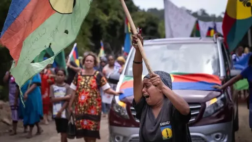 Le gouvernement calédonien sanctionné pour le maintien du drapeau indépendantiste sur les permis