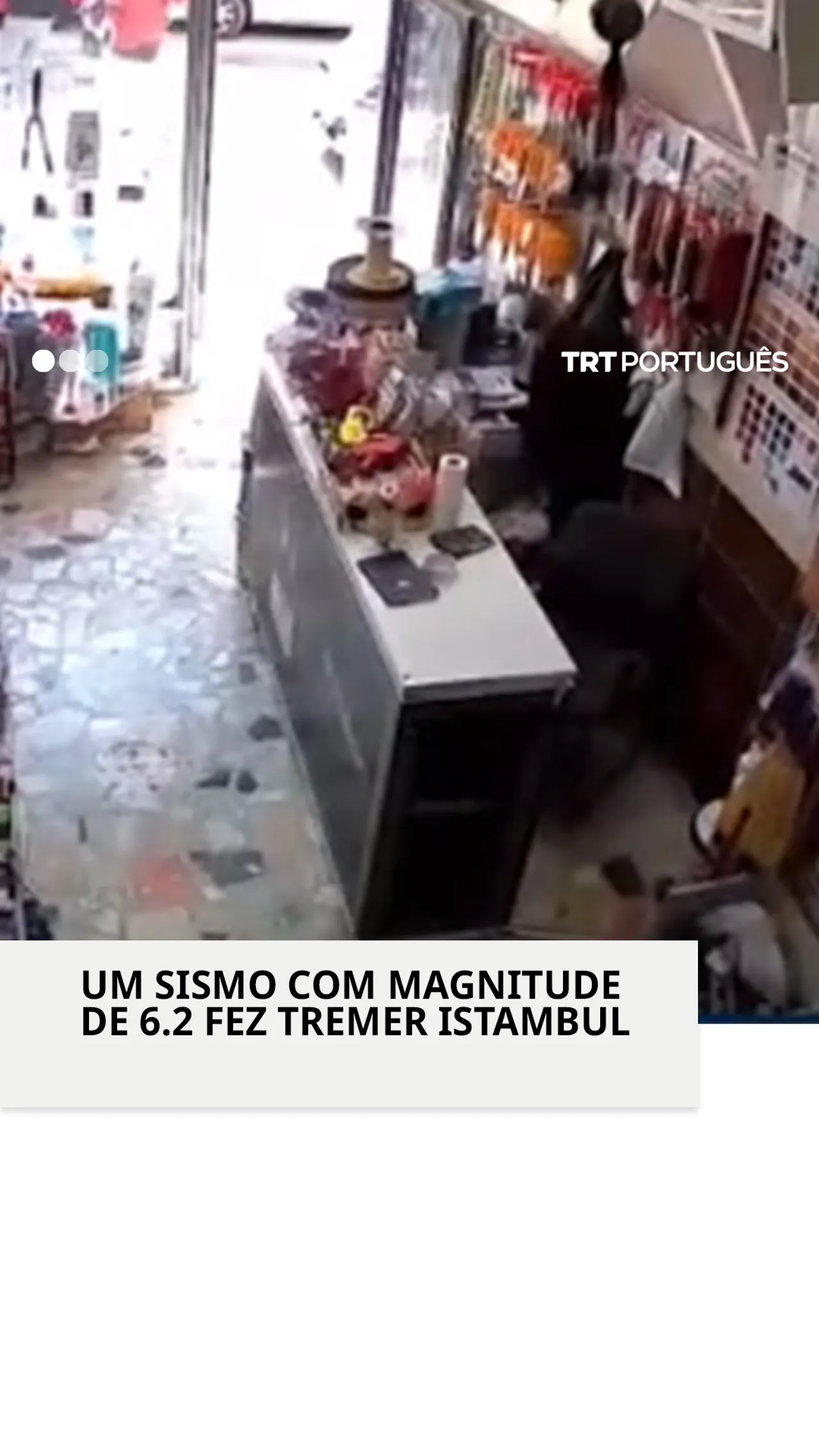 Sismo com magnitude de 6.2 faz tremer Istambul