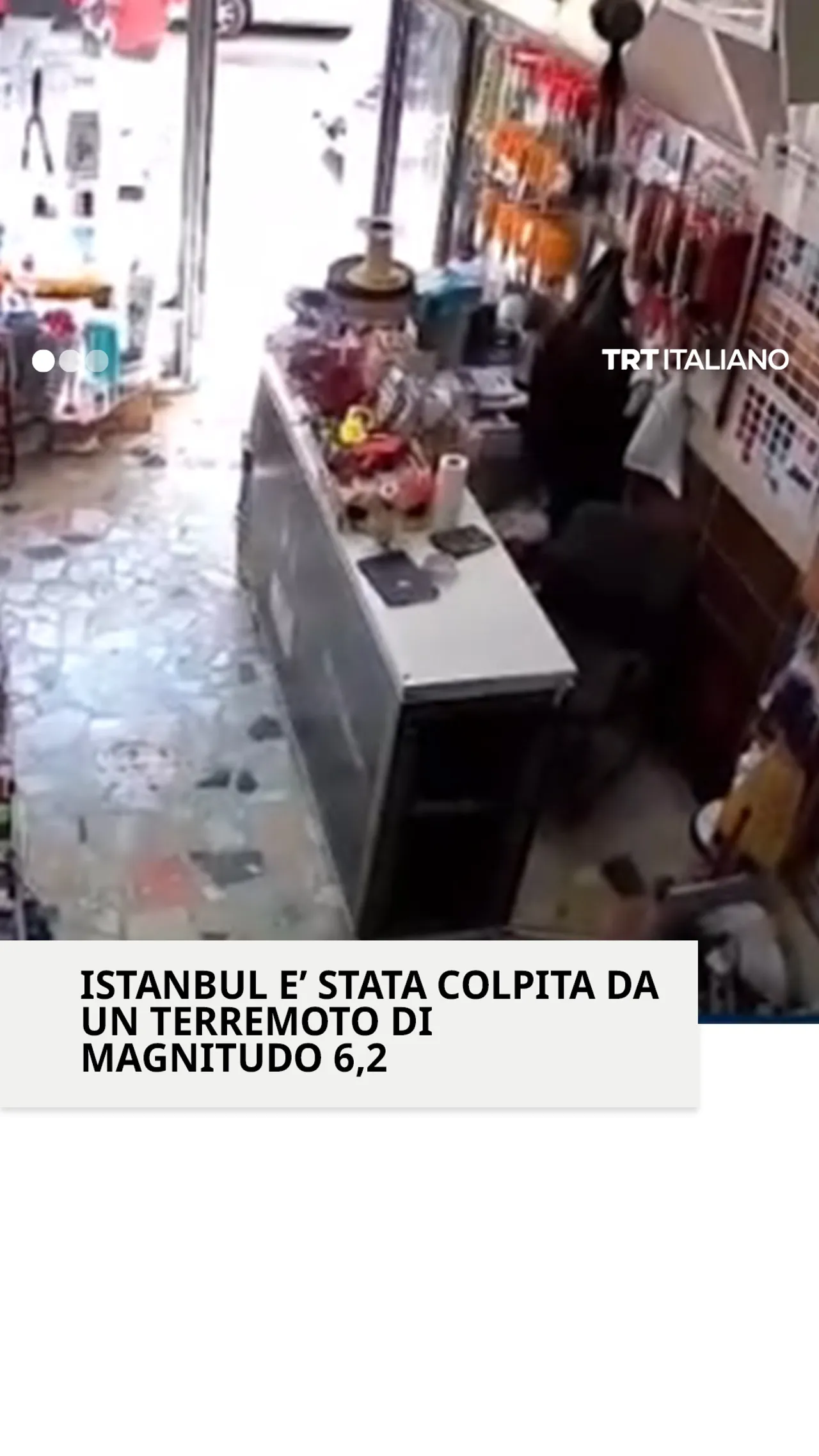 A Istanbul si è verificato un terremoto di magnitudo 6.2