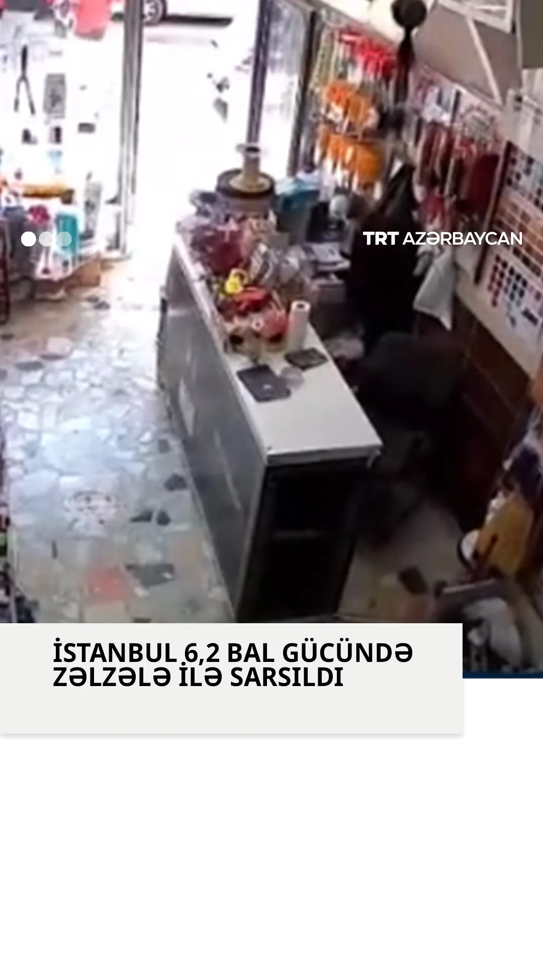 İstanbul 6,2 bal gücündə zəlzələ ilə sarsıldı