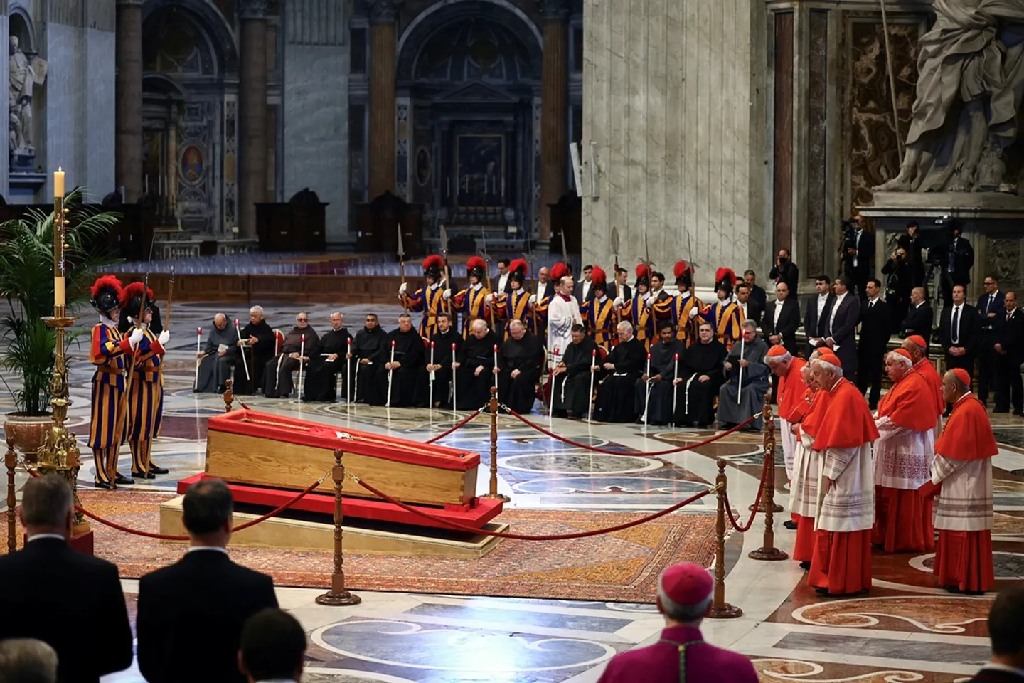Pope Francis coffin transferred to St Peter's Basilica