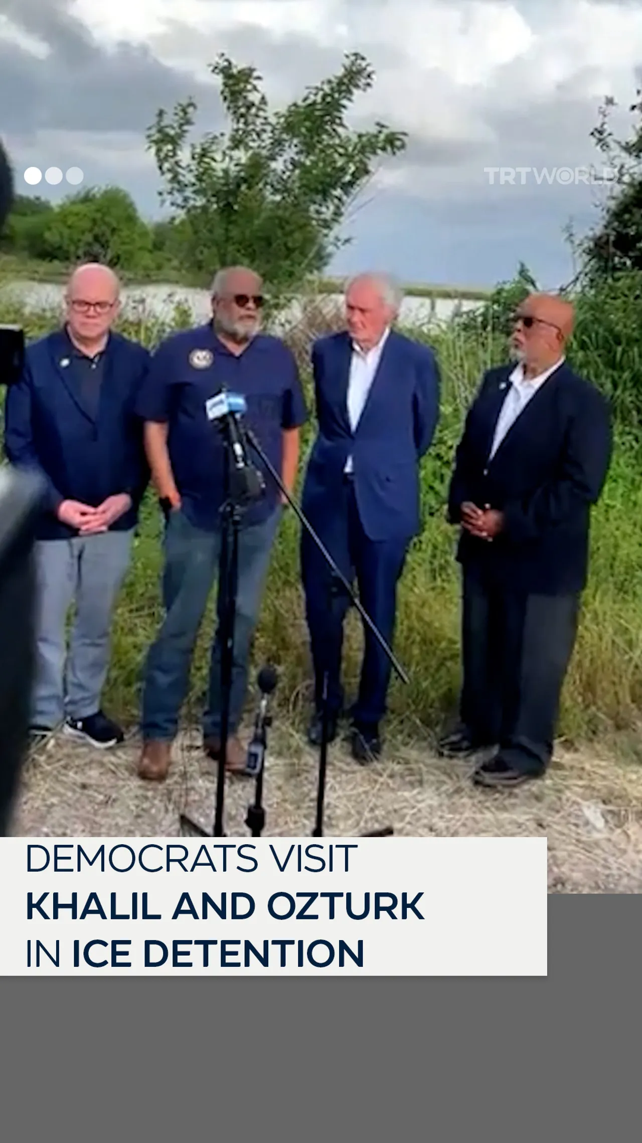 Democratic delegation visits Mahmoud Khalil and Rumeysa Ozturk in ICE detention centers in Louisiana