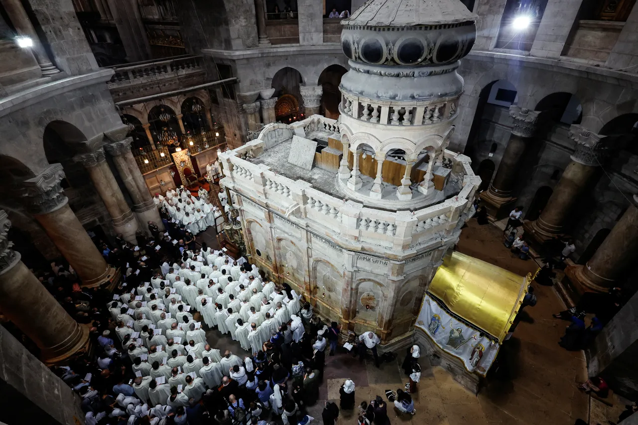 מעצר שני על גרפיטי בירושלים: "שואה בעזה" בכנסיית הקבר
