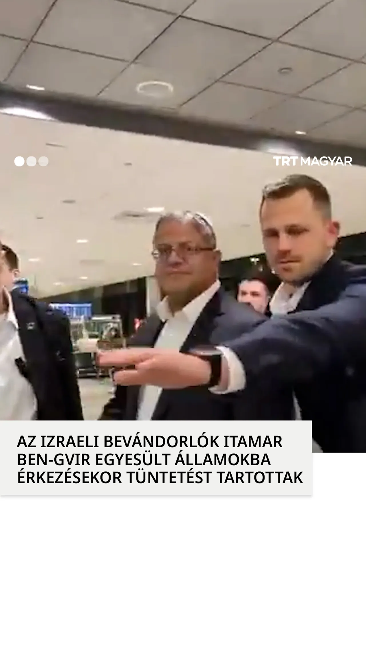Az izraeli bevándorlók Itamar Ben-Gvir Egyesült Államokba érkezésekor tüntetést tartottak