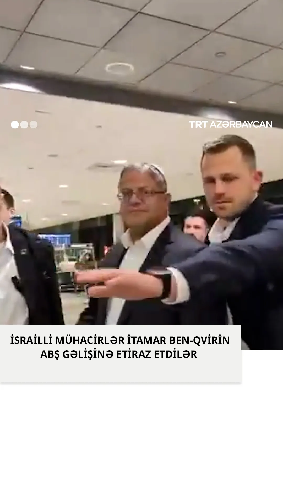 İsrailli mühacirlər İtamar Ben-Qvirin ABŞ-a gəlişinə etiraz etdilər