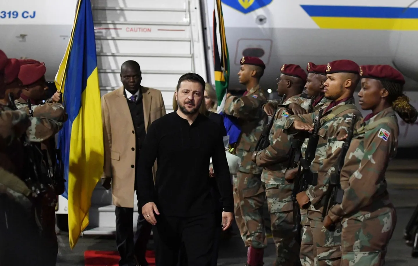 Zelenskyy cuts short South Africa visit after deadly Russian strike on Kiev