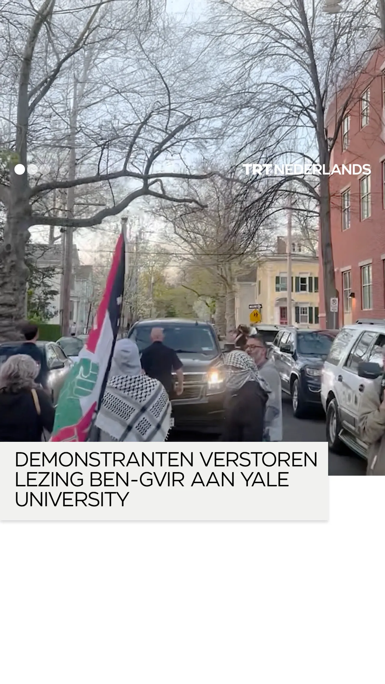 Demonstranten verstoren lezing Ben-Gvir aan Yale University