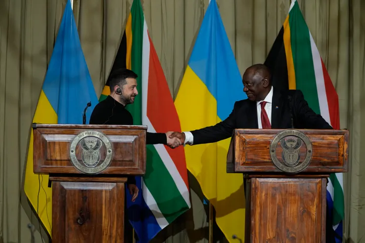 Zelensky hails South Africa's efforts towards resolving Russia-Ukraine war