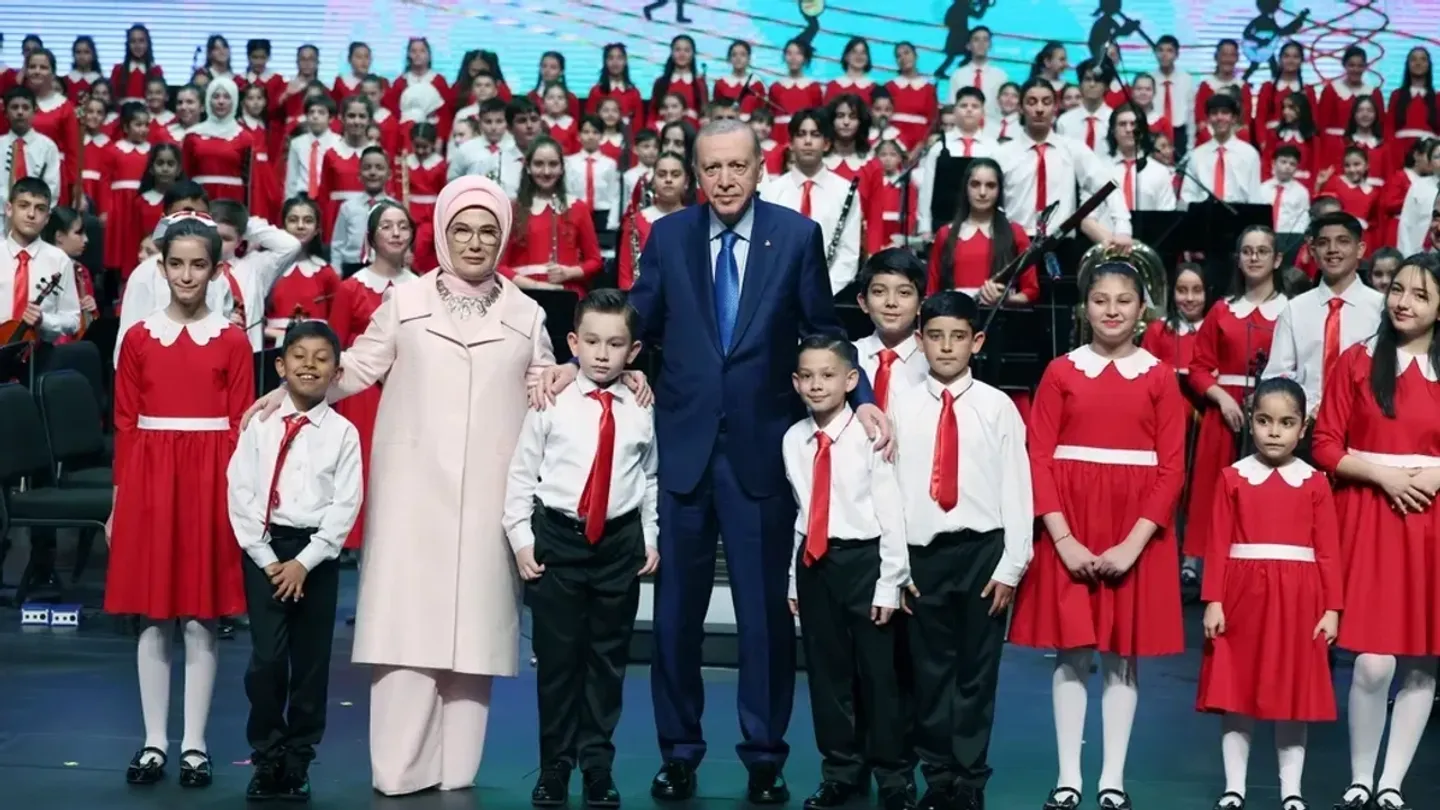 اردوغان: کودکان می‌توانند جهان را به مکانی بهتر تبدیل کنند