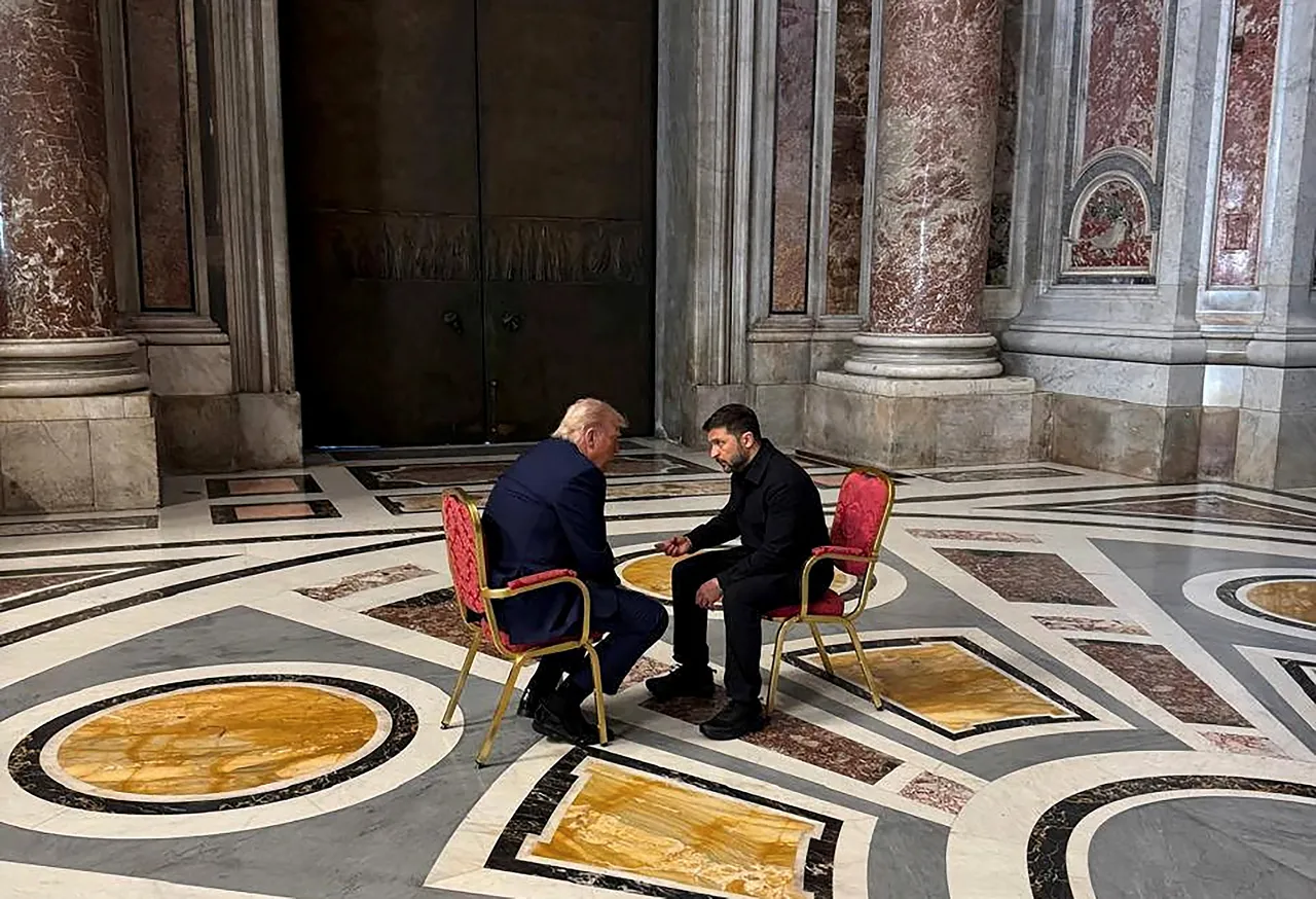 Trump, Zelenskyy hold face-to-face talks on sidelines of pope's funeral