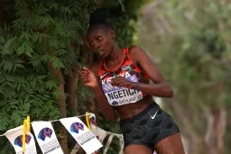 Kenyan runner Ngetich breaks women-only 10 km world record