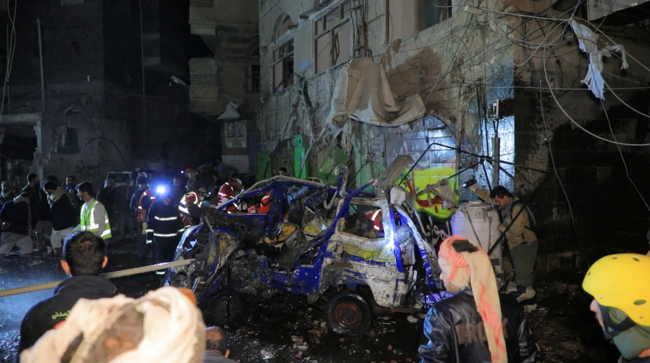 "الحوثي" تعلن مقتل 8 أشخاص في عدوان أمريكي على العاصمة اليمنية صنعاء