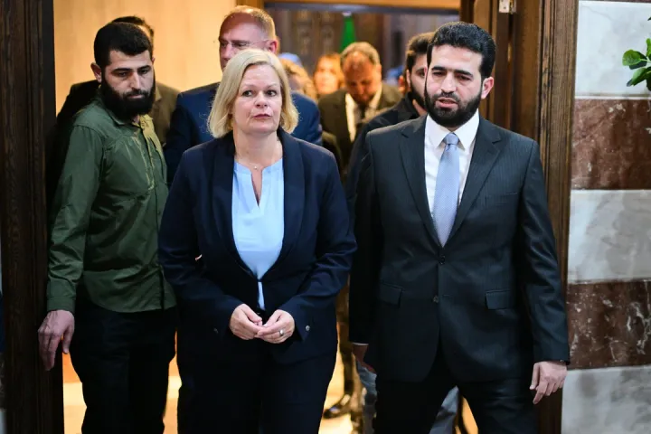 Innenministerin Faeser in Syrien - Gespräche auch über Flüchtlingsrückkehr
