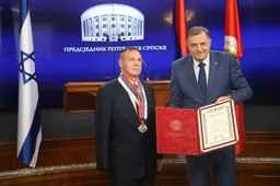Dodik odlikovao bivšeg komandanta izraelske vojske Moshu Levyja