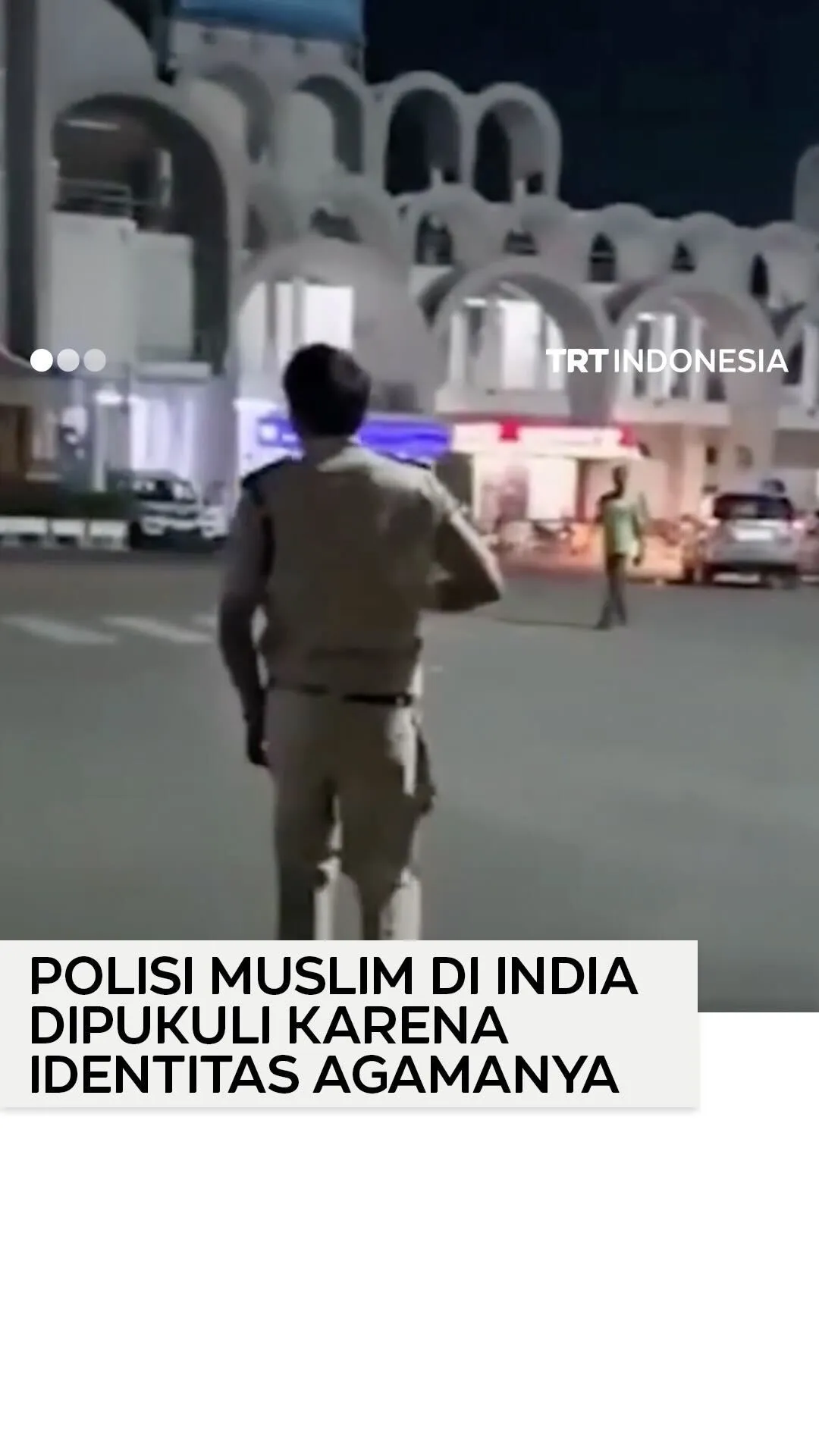 Polisi Muslim India dipukuli karena identitas agamanya saat bertugas