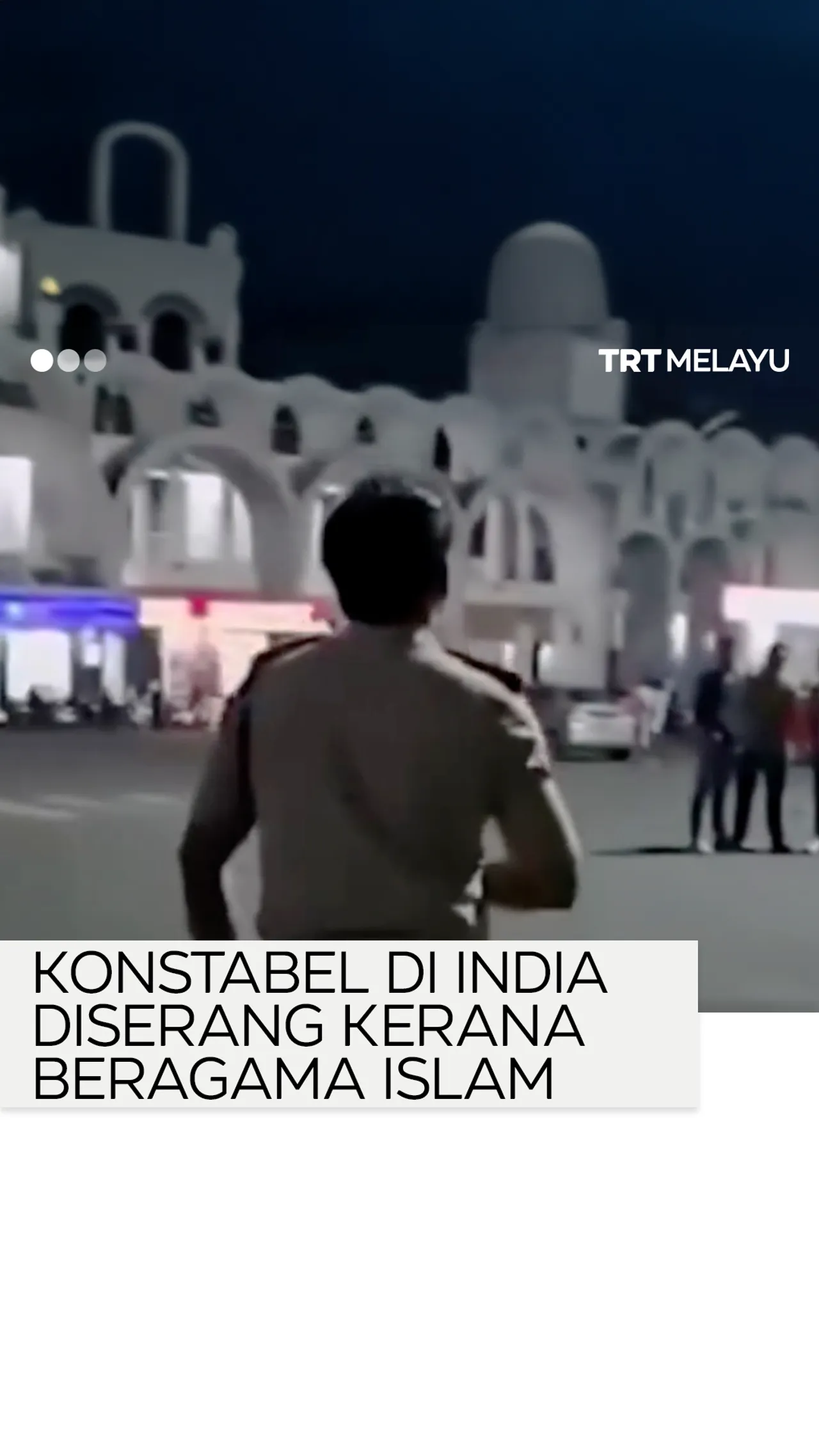 Konstabel India Muslim diserang kerana pegangan agama