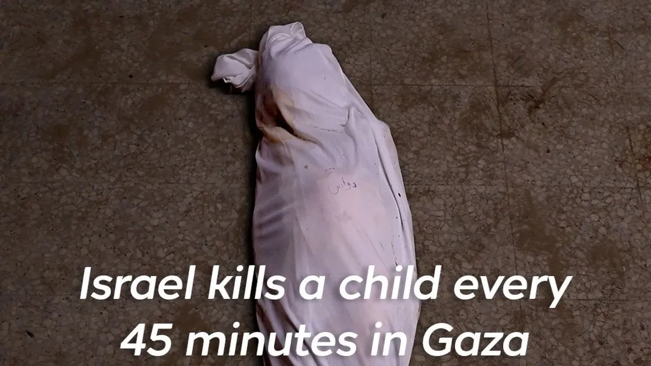 Israel kills a child in Gaza every 45 minutes