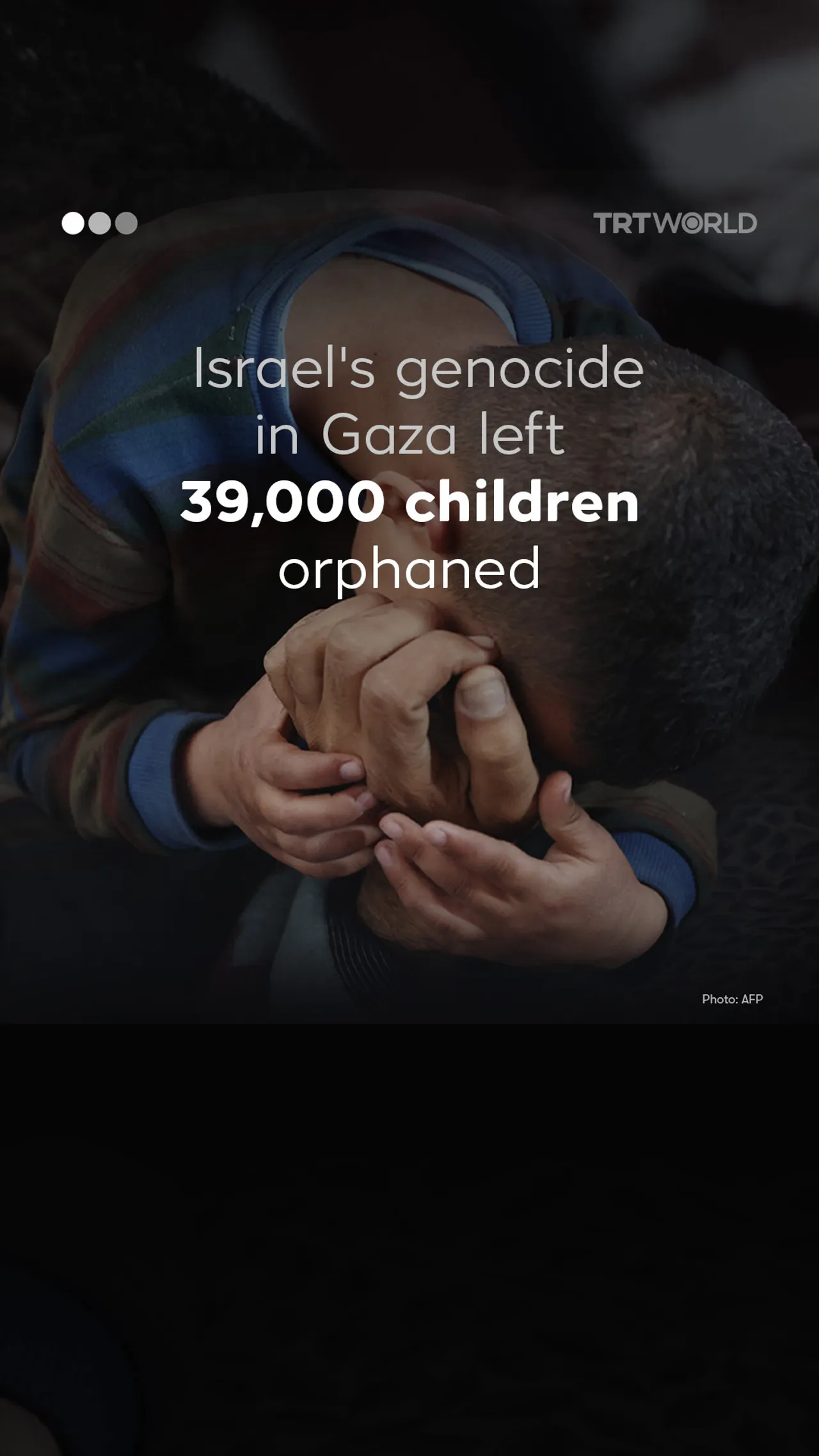Israel's genocide in Gaza left 39,000 children orphaned