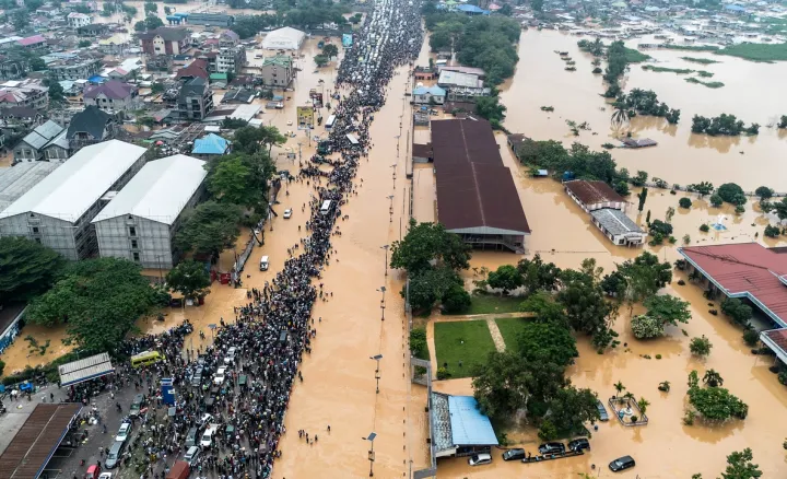 RDC: une trentaine de morts après des pluies diluviennes à Kinshasa