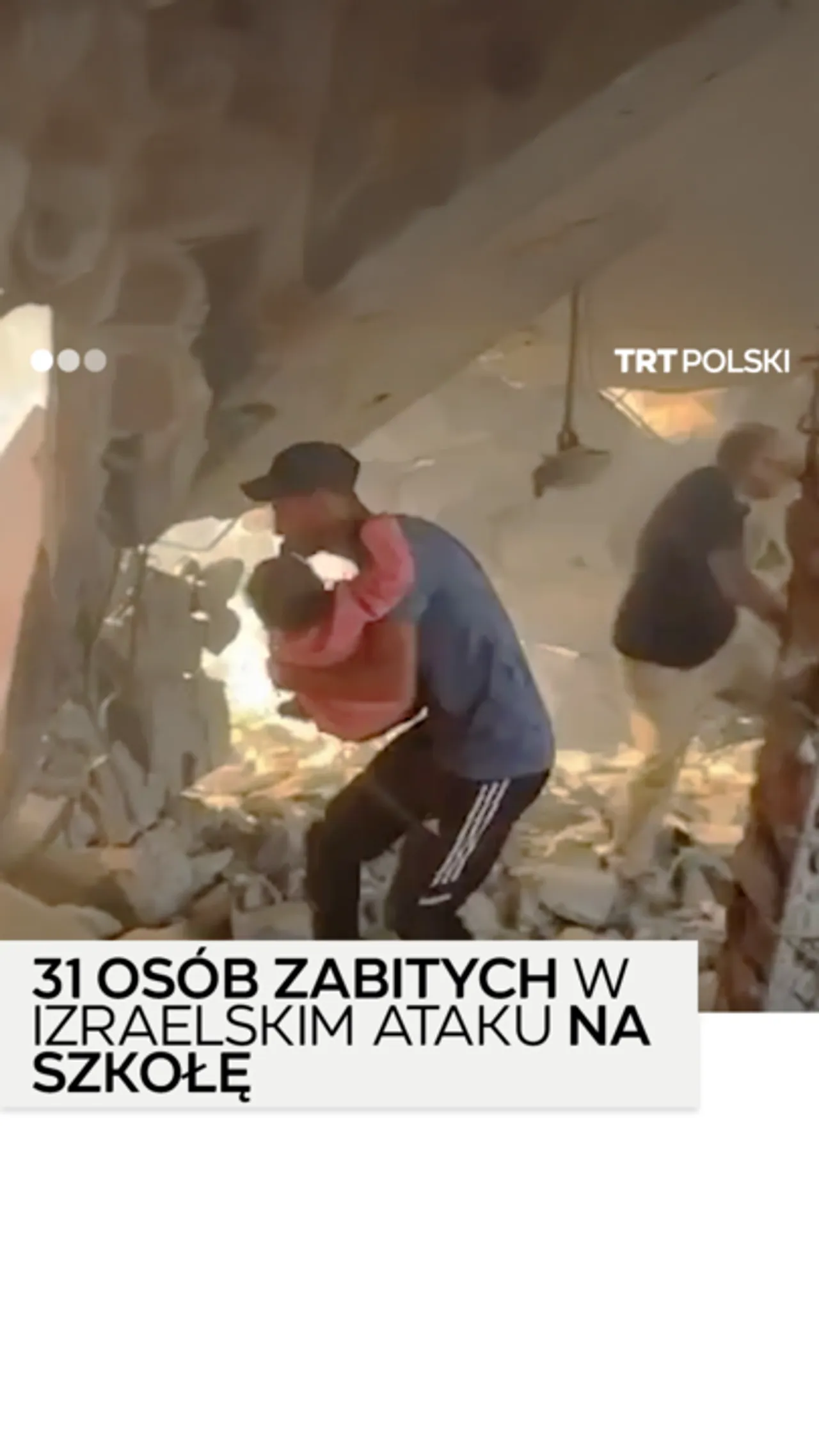 Izrael kontynuuje rzeź w schroniskach dla uchodźców w Strefie Gazy