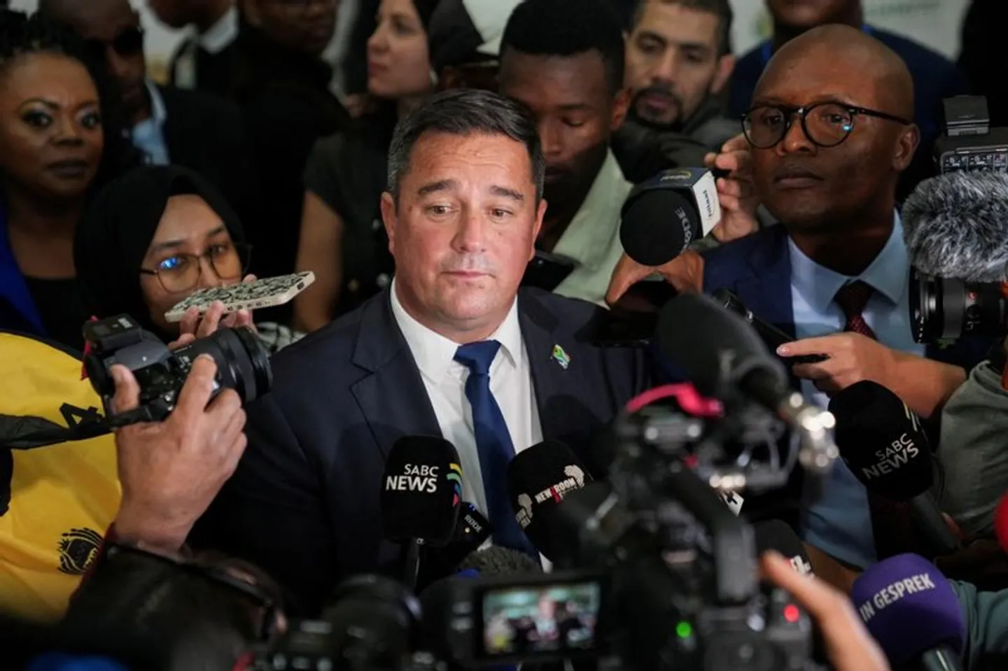 South Africa's coalition government seeks to heal rifts after budget fallout