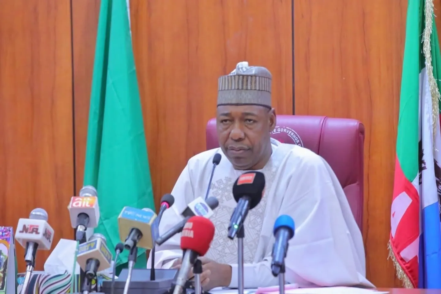 Gwamna Zulum ya haramta sayar da giya a Borno, ya zargi jami’an tsaro da yada mugayen laifuka