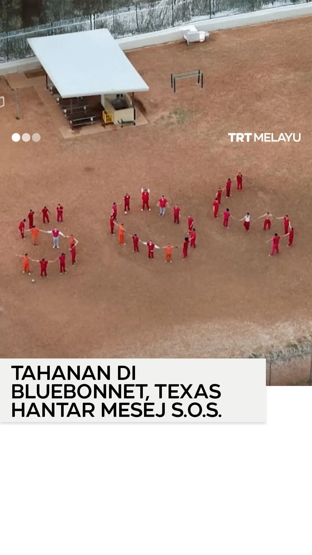 Tahanan di Bluebonnet, Texas hantar mesej S.O.S